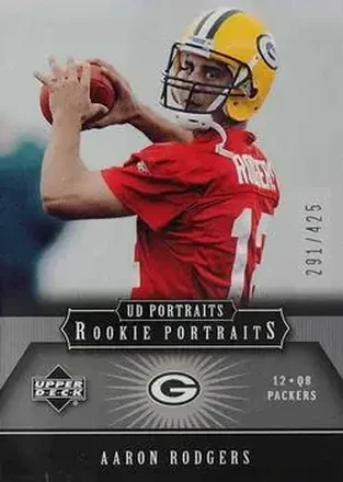 2005 Upper Deck Portraits #101 - Aaron Rodgers - Green Bay Packers