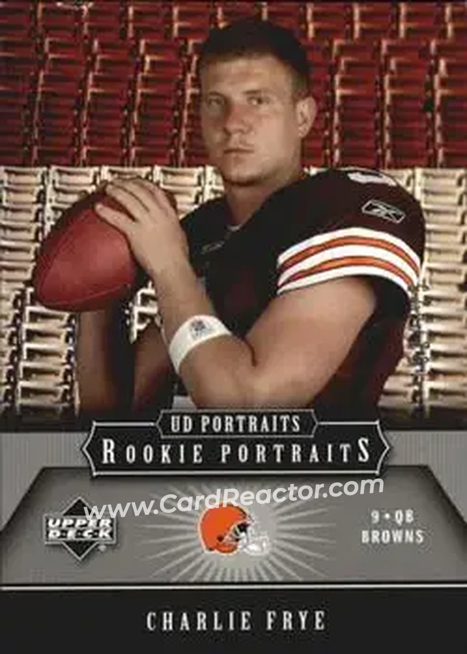 2005 Upper Deck Portraits #103 - Charlie Frye - Cleveland Browns - Front