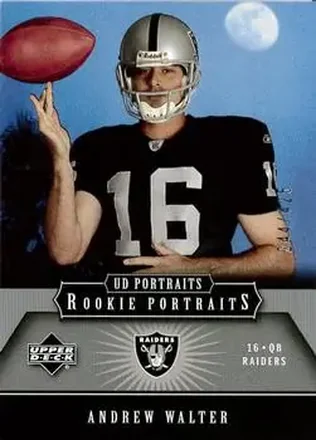 2005 Upper Deck Portraits #104 - Andrew Walter - Oakland Raiders
