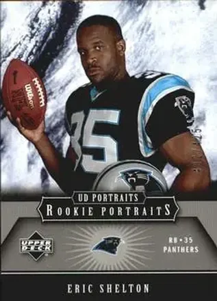 2005 Upper Deck Portraits #117 - Eric Shelton - Carolina Panthers