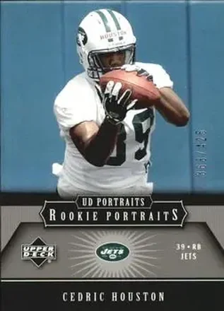 2005 Upper Deck Portraits #126 - Cedric Houston - New York Jets