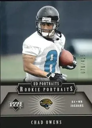 2005 Upper Deck Portraits #144 - Chad Owens - Jacksonville Jaguars