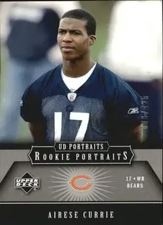 2005 Upper Deck Portraits #145 - Airese Currie - Chicago Bears