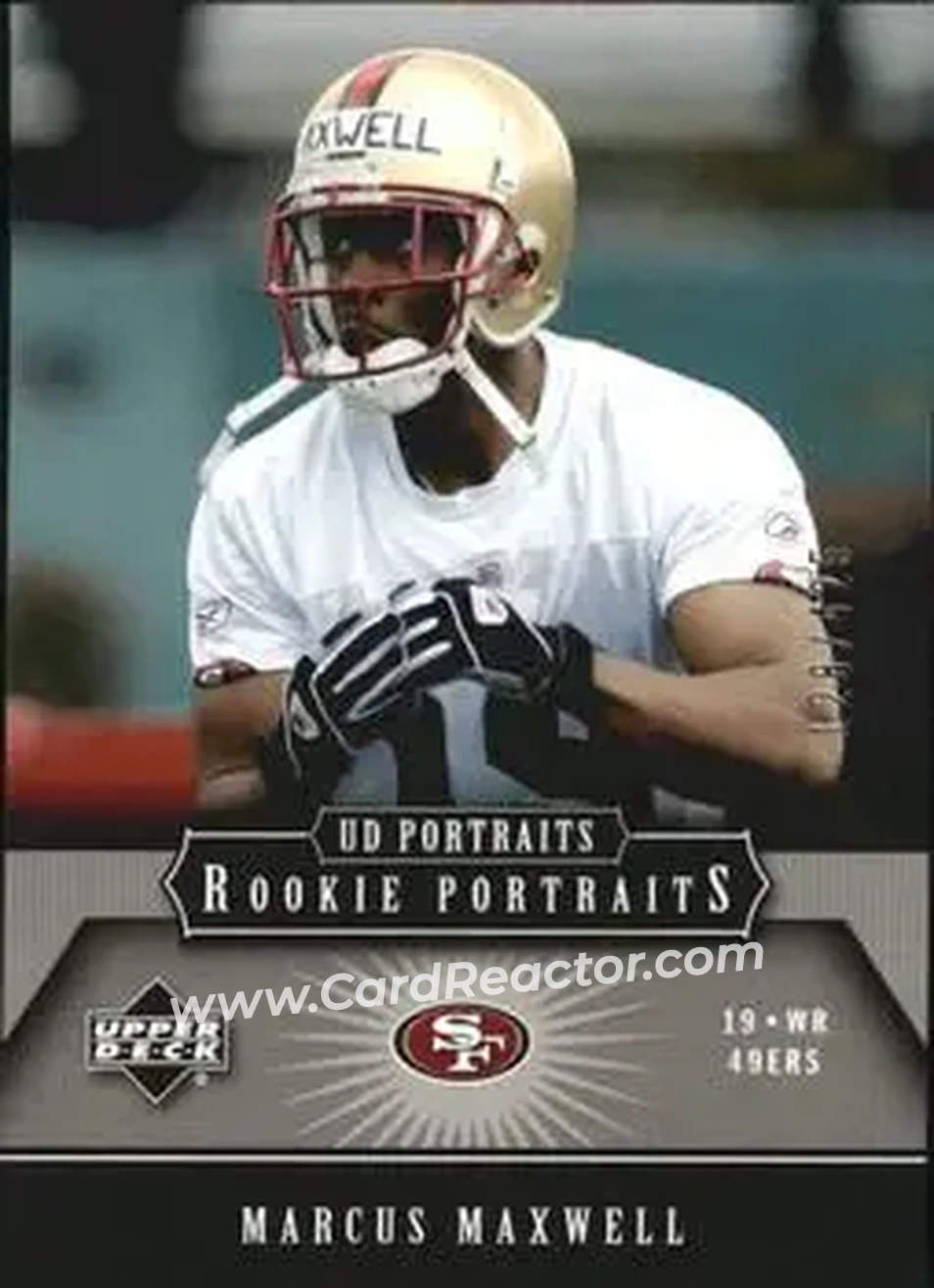 2005 Upper Deck Portraits #146 - Marcus Maxwell - San Francisco 49ers - Front