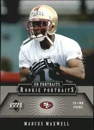 2005 Upper Deck Portraits #146 - Marcus Maxwell - San Francisco 49ers