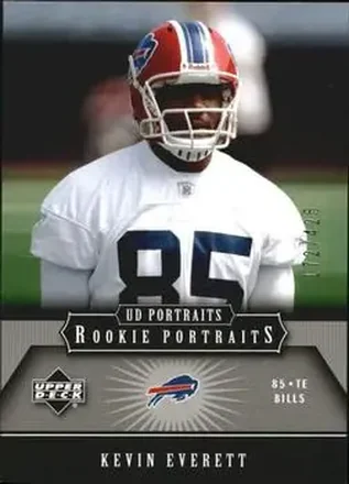2005 Upper Deck Portraits #153 - Kevin Everett - Buffalo Bills