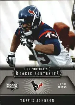 2005 Upper Deck Portraits #154 - Travis Johnson - Houston Texans