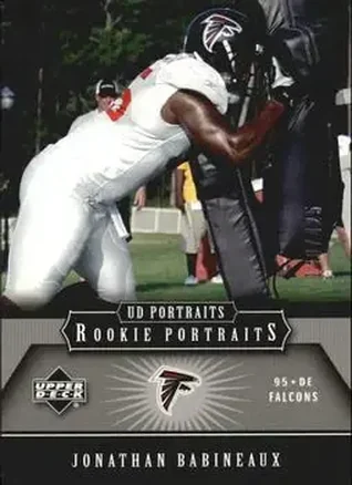 2005 Upper Deck Portraits #163 - Jonathan Babineaux - Atlanta Falcons