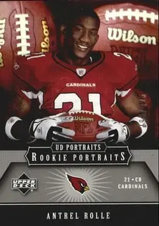 2005 Upper Deck Portraits #173 - Antrel Rolle - Arizona Cardinals