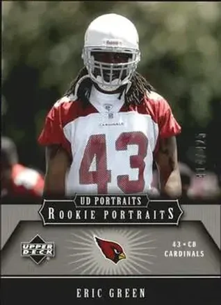 2005 Upper Deck Portraits #179 - Eric Green - Arizona Cardinals
