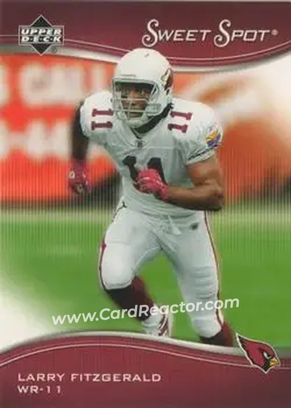 2005 Upper Deck Sweet Spot #1 - Larry Fitzgerald - Arizona Cardinals - Front