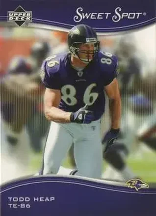 2005 Upper Deck Sweet Spot #7 - Todd Heap - Baltimore Ravens