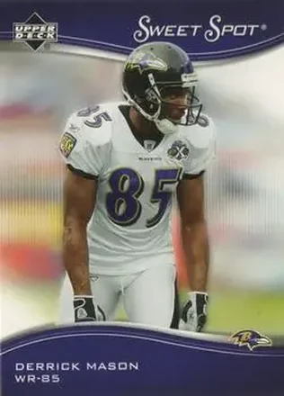 2005 Upper Deck Sweet Spot #10 - Derrick Mason - Baltimore Ravens