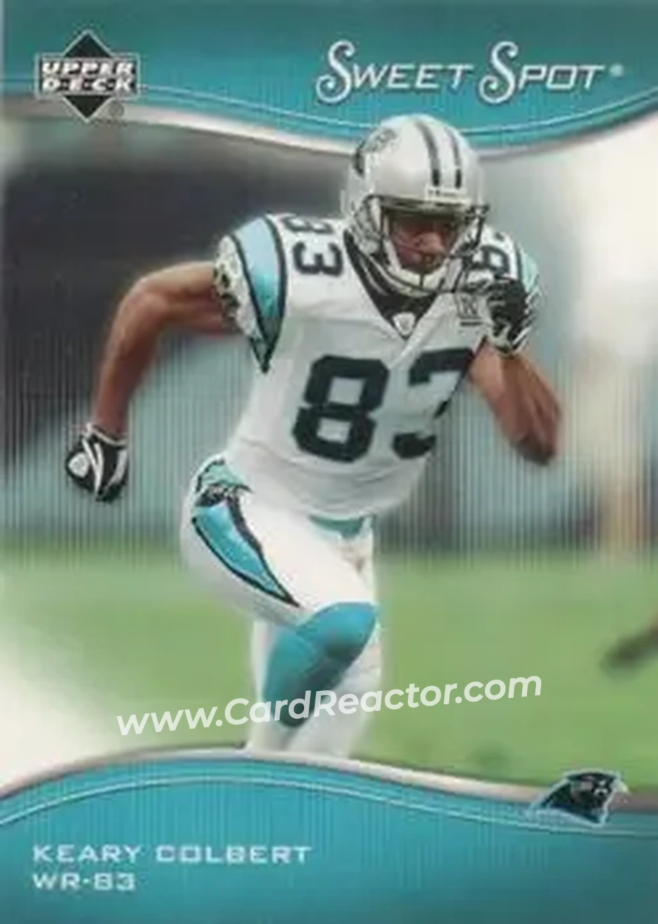 2005 Upper Deck Sweet Spot #16 - Keary Colbert - Carolina Panthers - Front