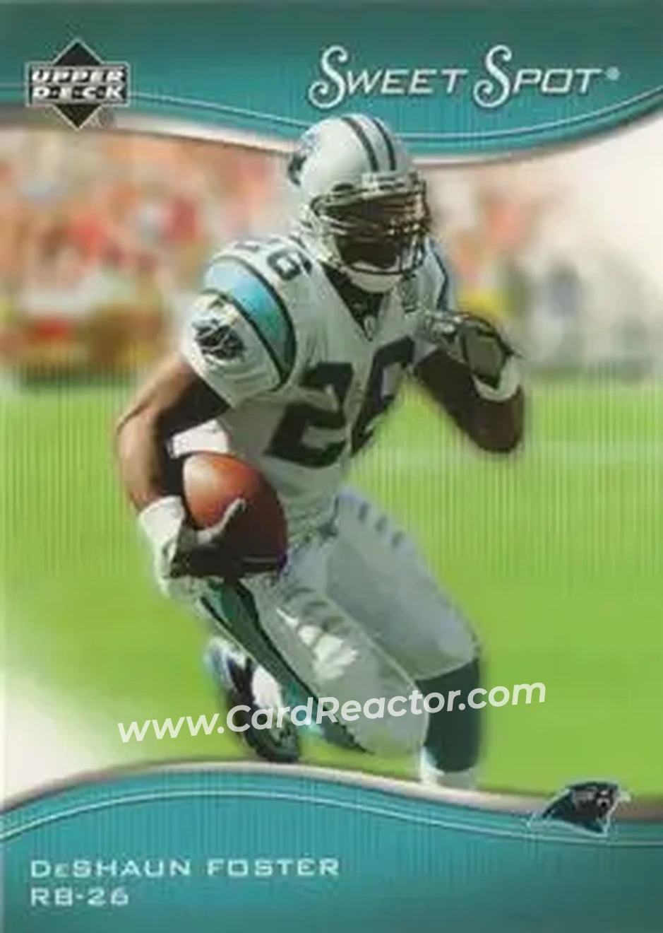 2005 Upper Deck Sweet Spot #17 - DeShaun Foster - Carolina Panthers - Front