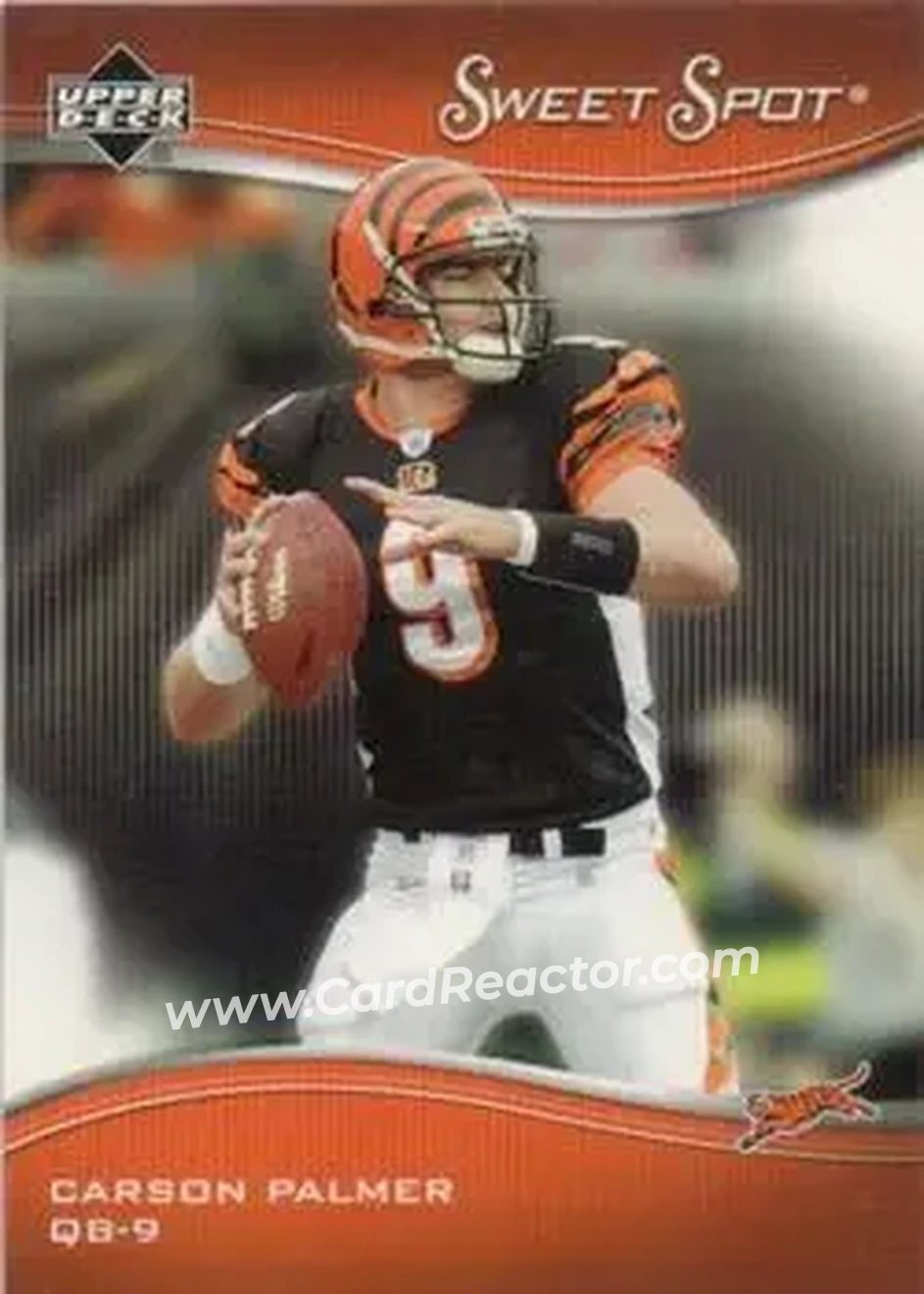 2005 Upper Deck Sweet Spot #21 - Carson Palmer - Cincinnati Bengals - Front