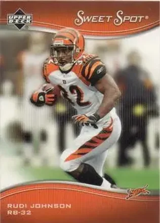 2005 Upper Deck Sweet Spot #22 - Rudi Johnson - Cincinnati Bengals