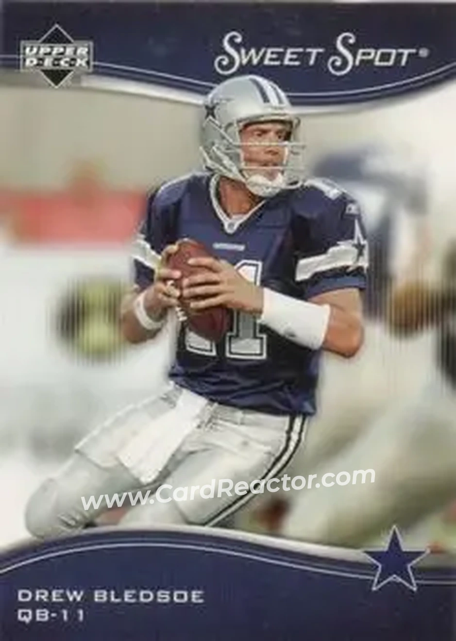 2005 Upper Deck Sweet Spot #26 - Drew Bledsoe - Dallas Cowboys - Front