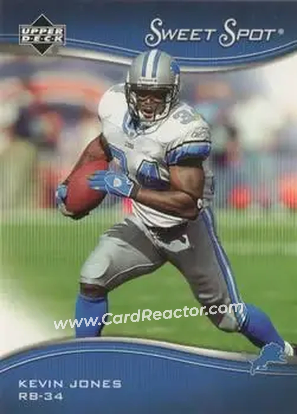 2005 Upper Deck Sweet Spot #31 - Kevin Jones - Detroit Lions - Front