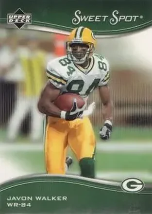 2005 Upper Deck Sweet Spot #35 - Javon Walker - Green Bay Packers