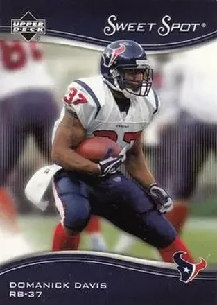 2005 Upper Deck Sweet Spot #38 - Domanick Davis - Houston Texans