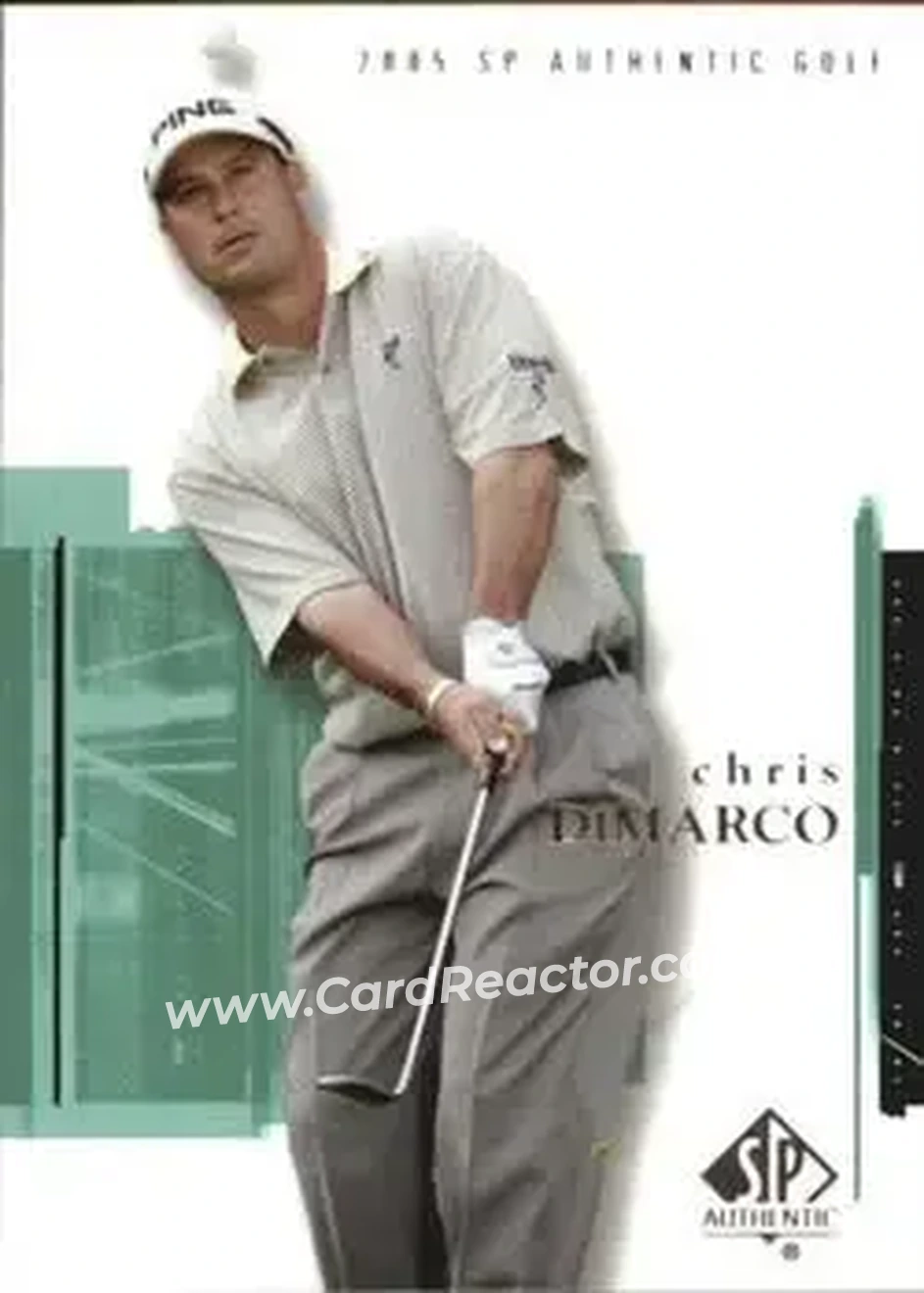 2005 SP Authentic #7 - Chris DiMarco - Front 2005 SP Authentic #7 - Chris DiMarco - Front