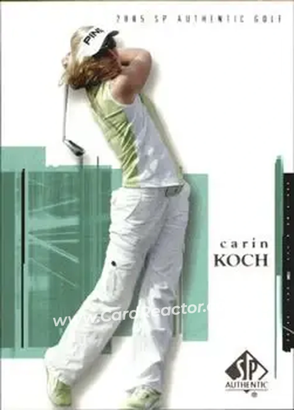 2005 SP Authentic #15 - Carin Koch - Front