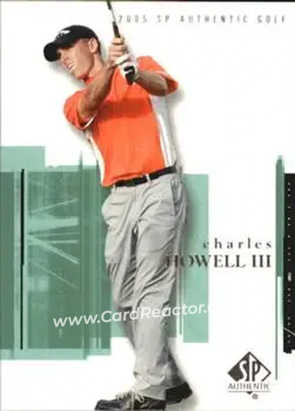 2005 SP Authentic #18 - Charles Howell III - Front