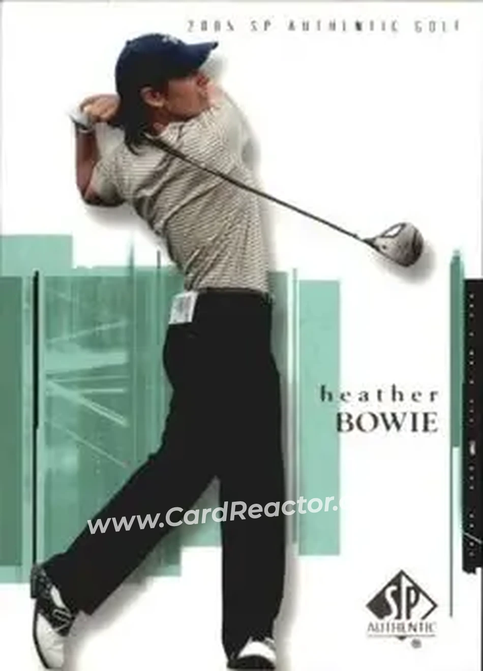 2005 SP Authentic #22 - Heather Bowie - Front 2005 SP Authentic #22 - Heather Bowie - Front