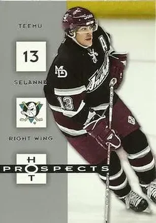 2005-06 Fleer Hot Prospects #3 - Teemu Selanne - Anaheim Mighty Ducks