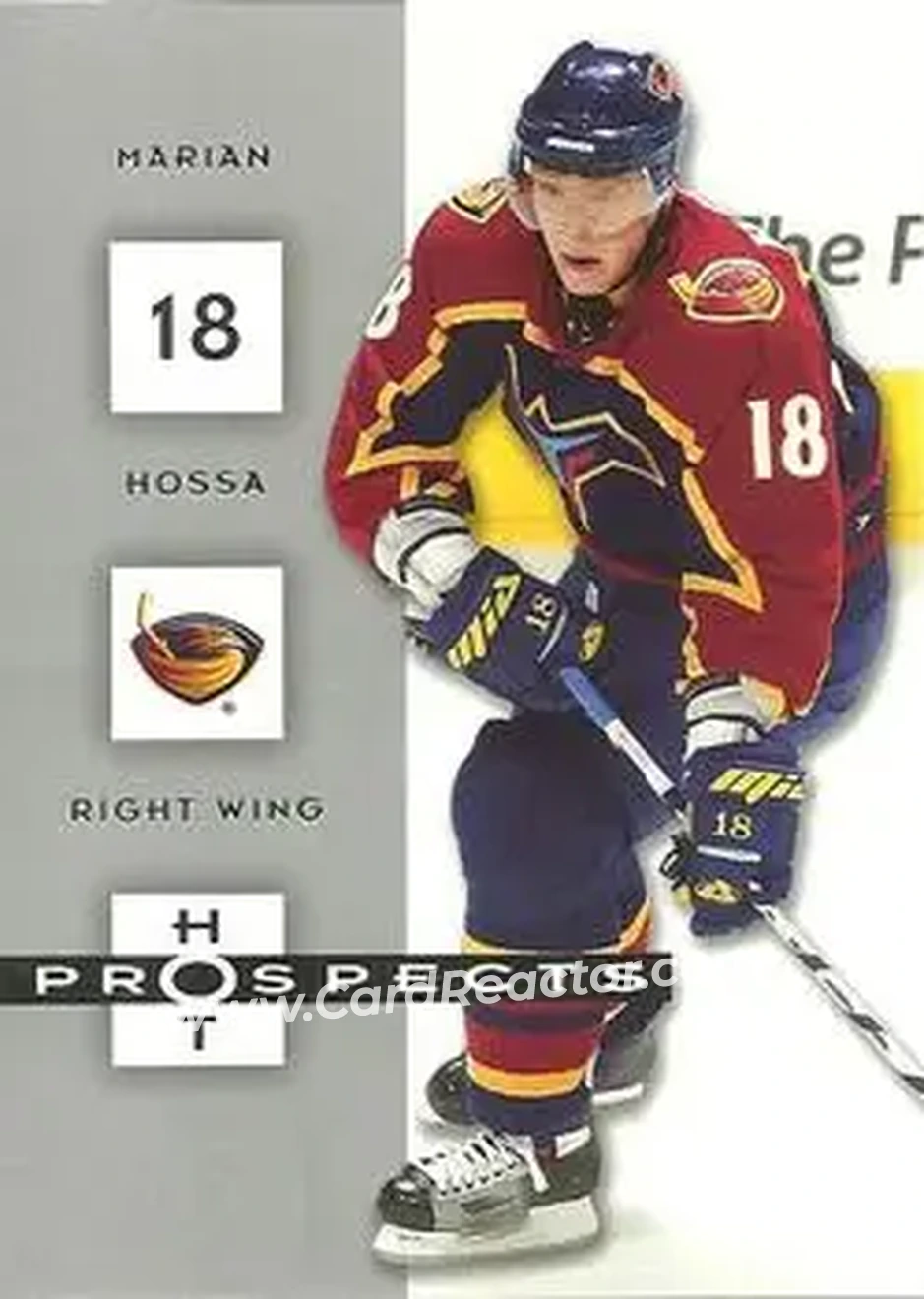 2005-06 Fleer Hot Prospects #4 - Marian Hossa - Atlanta Thrashers - Front