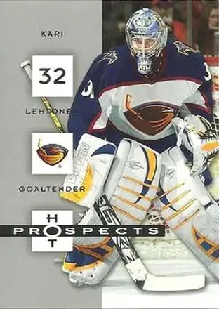 2005-06 Fleer Hot Prospects #6 - Kari Lehtonen - Atlanta Thrashers