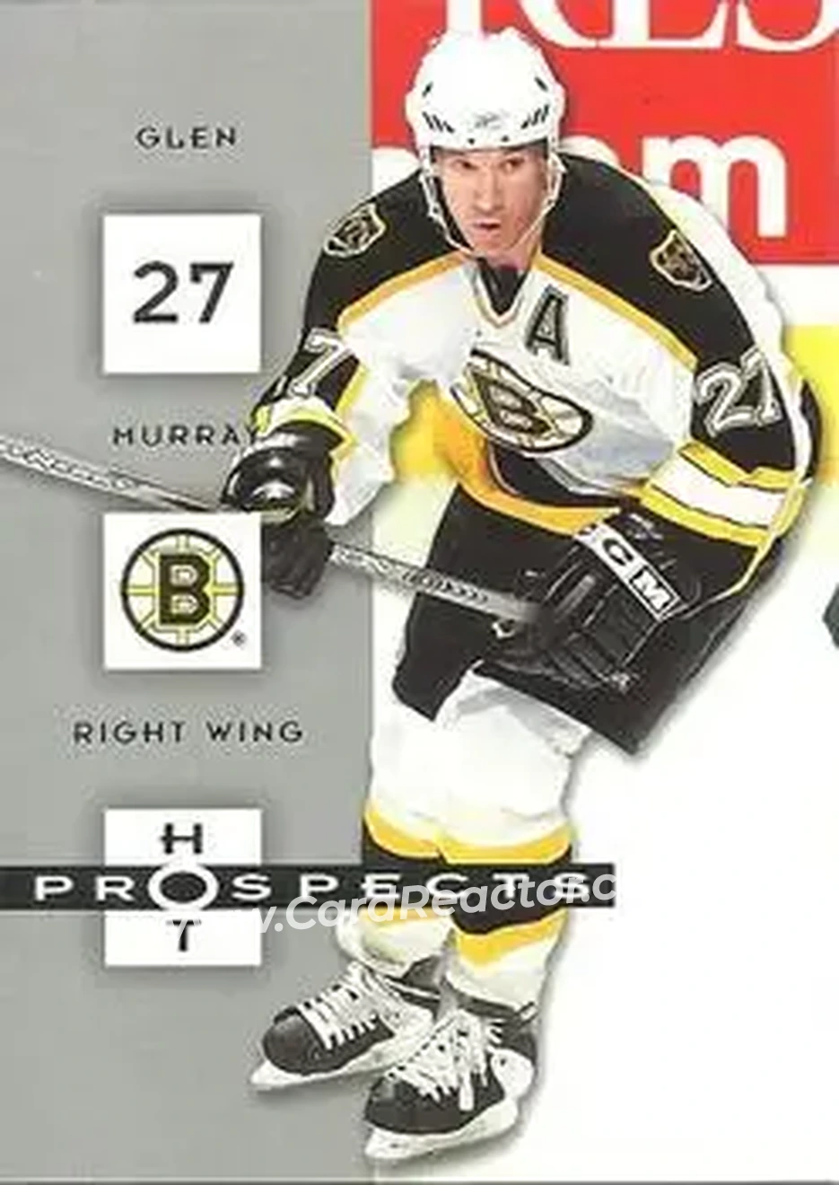 2005-06 Fleer Hot Prospects #10 - Glen Murray - Boston Bruins - Front