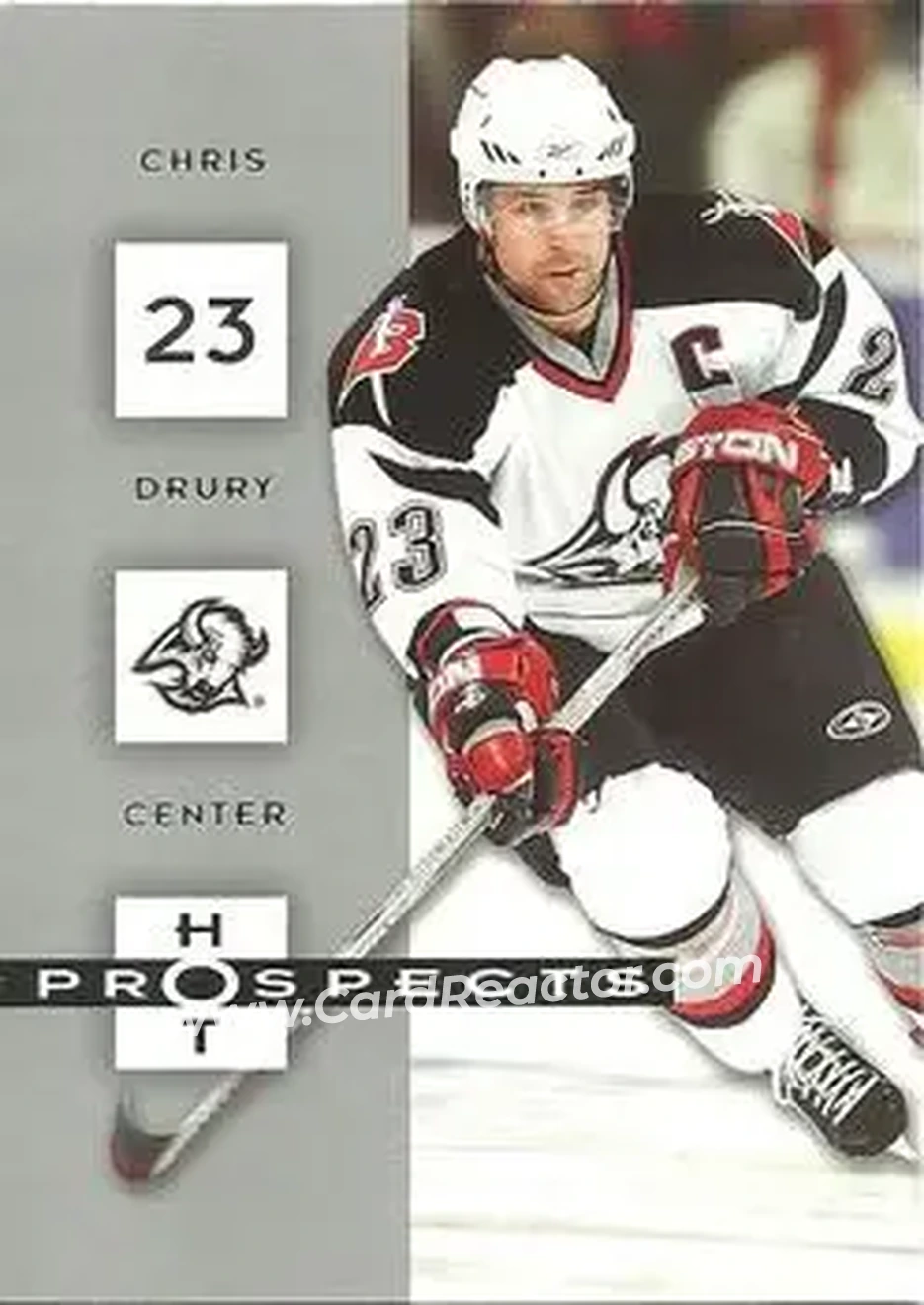 2005-06 Fleer Hot Prospects #12 - Chris Drury - Buffalo Sabres - Front