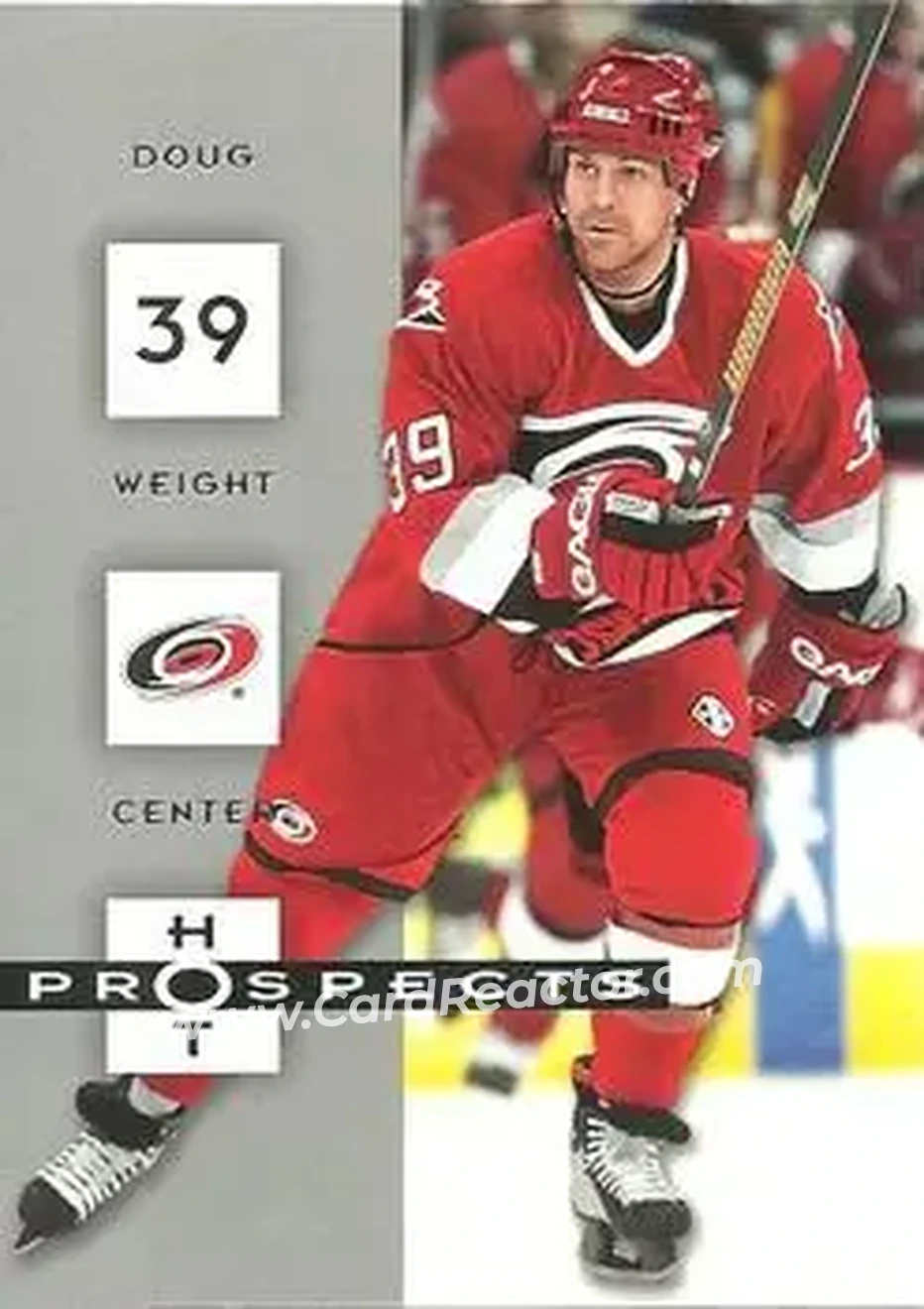 2005-06 Fleer Hot Prospects #19 - Doug Weight - Carolina Hurricanes - Front 2005-06 Fleer Hot Prospects #19 - Doug Weight - Carolina Hurricanes - Front