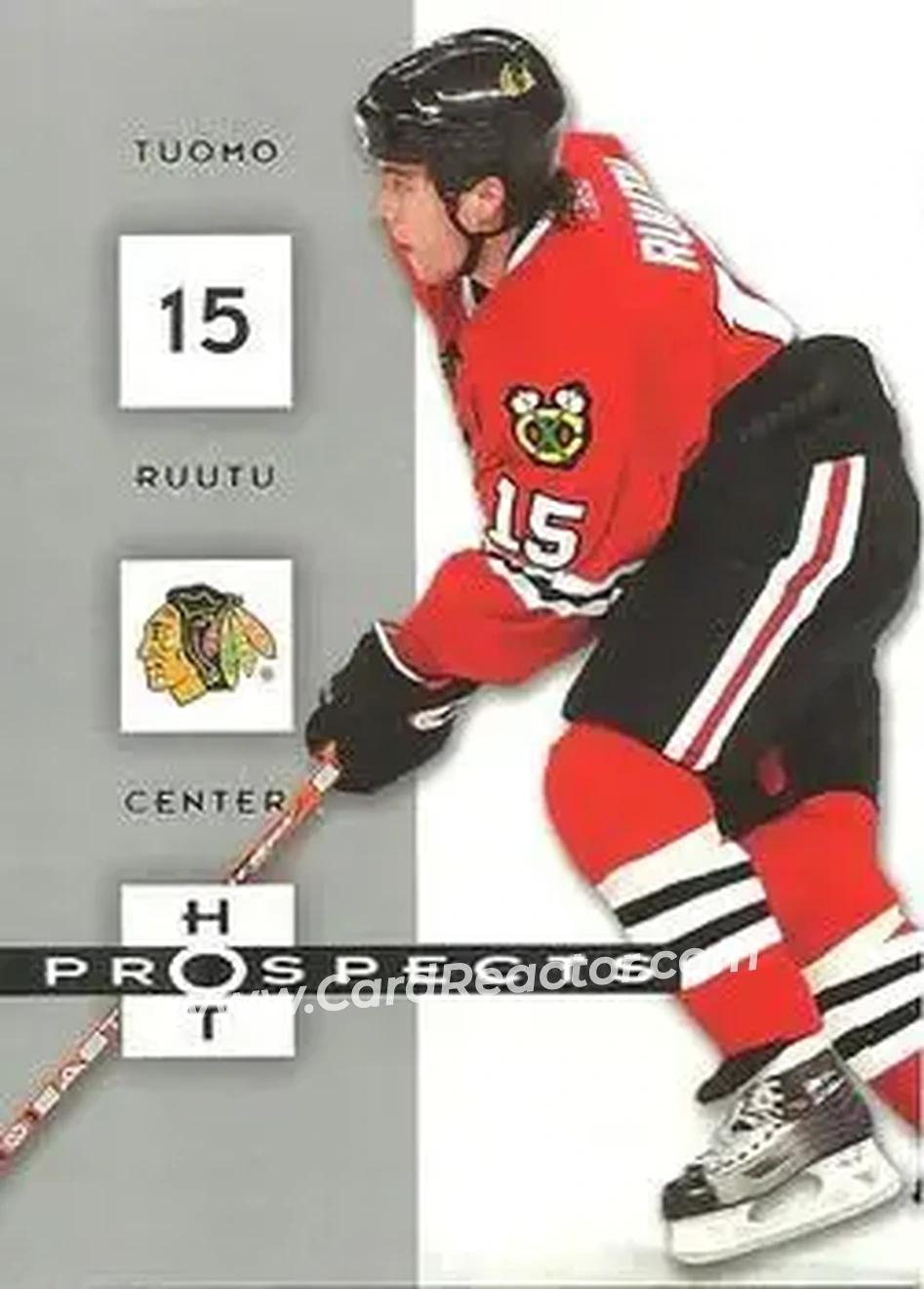 2005-06 Fleer Hot Prospects #22 - Tuomo Ruutu - Chicago Blackhawks - Front