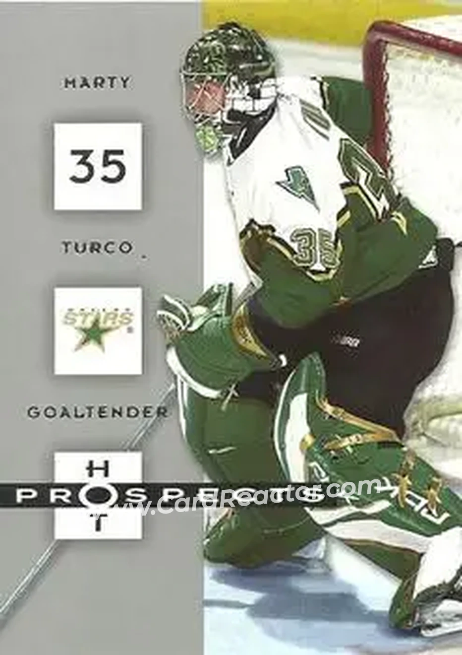 2005-06 Fleer Hot Prospects #31 - Marty Turco - Dallas Stars - Front 2005-06 Fleer Hot Prospects #31 - Marty Turco - Dallas Stars - Front