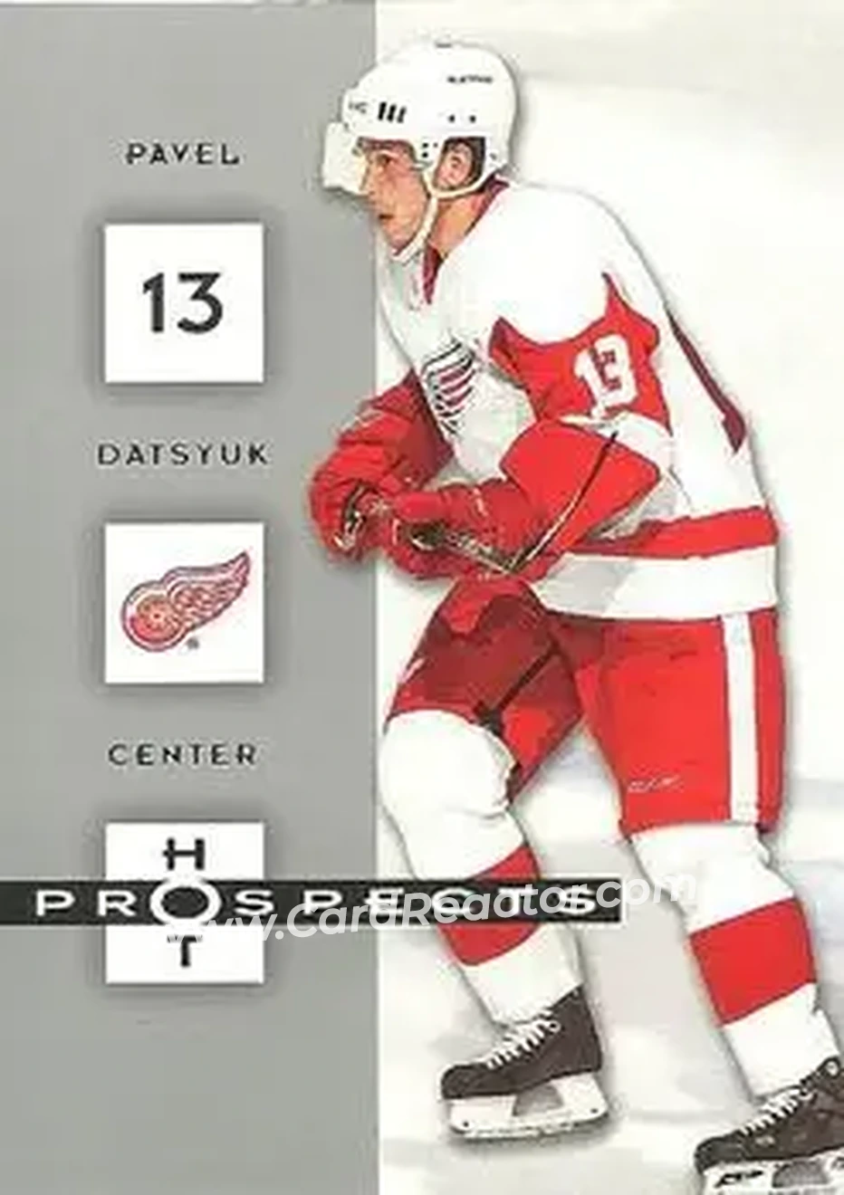 2005-06 Fleer Hot Prospects #35 - Pavel Datsyuk - Detroit Red Wings - Front 2005-06 Fleer Hot Prospects #35 - Pavel Datsyuk - Detroit Red Wings - Front