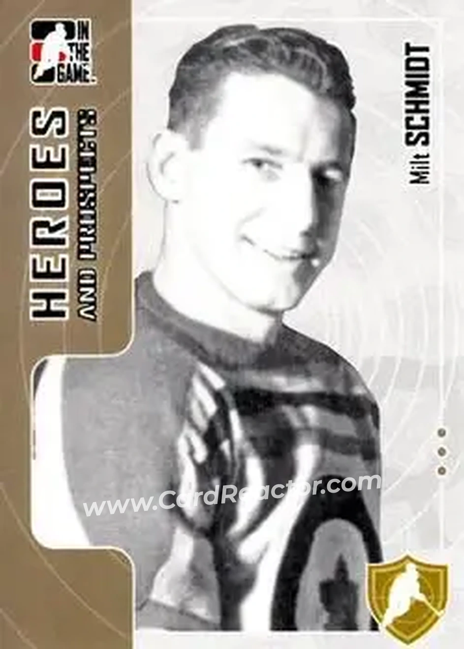 2005-06 In The Game Heroes and Prospects #11 - Milt Schmidt - Royal Canadian Air Force - Front