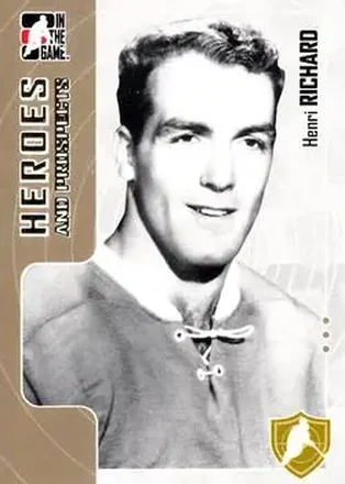 2005-06 In The Game Heroes and Prospects #15 Henri Richard