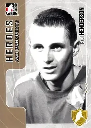 2005-06 In The Game Heroes and Prospects #17 Paul Henderson