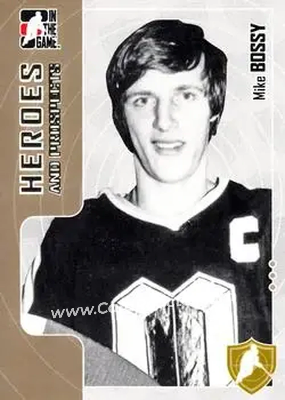 2005-06 In The Game Heroes and Prospects #22 - Mike Bossy - Laval National - Front