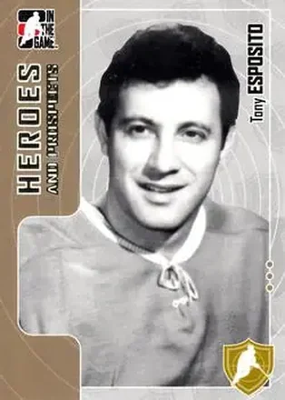 2005-06 In The Game Heroes and Prospects #23 Tony Esposito