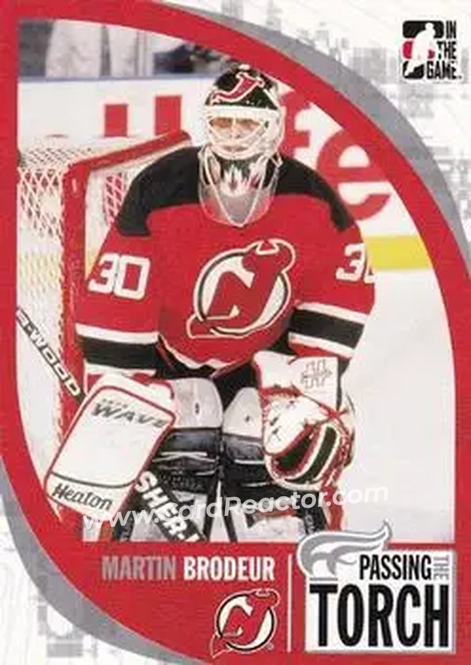 2005-06 In The Game Passing the Torch #02 - Martin Brodeur - New Jersey Devils - Front