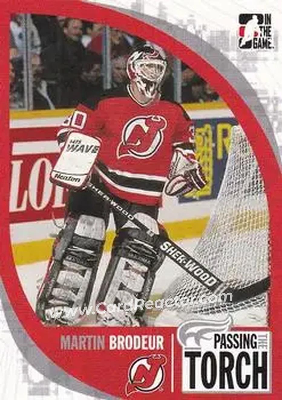 2005-06 In The Game Passing the Torch #08 - Martin Brodeur - New Jersey Devils - Front