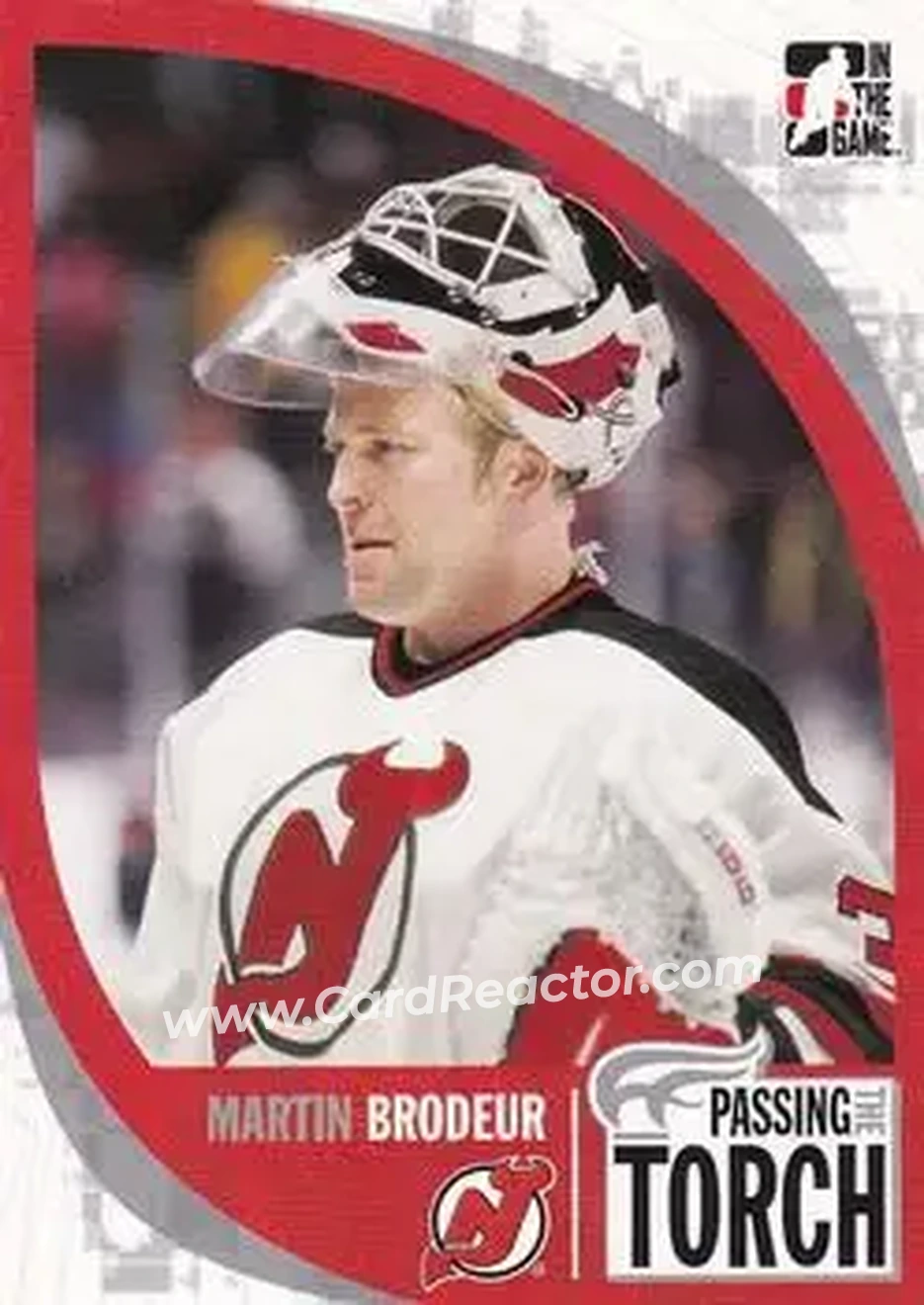 2005-06 In The Game Passing the Torch #09 - Martin Brodeur - New Jersey Devils - Front