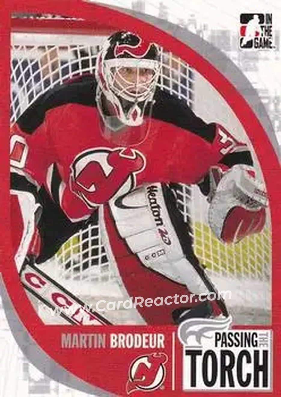 2005-06 In The Game Passing the Torch #10 - Martin Brodeur - New Jersey Devils - Front