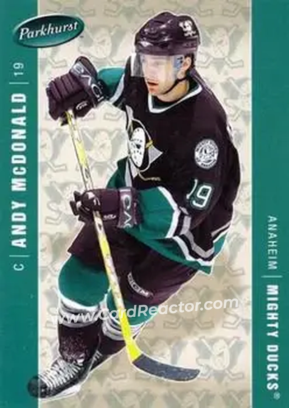 2005-06 Parkhurst #1 - Andy McDonald - Anaheim Mighty Ducks - Front