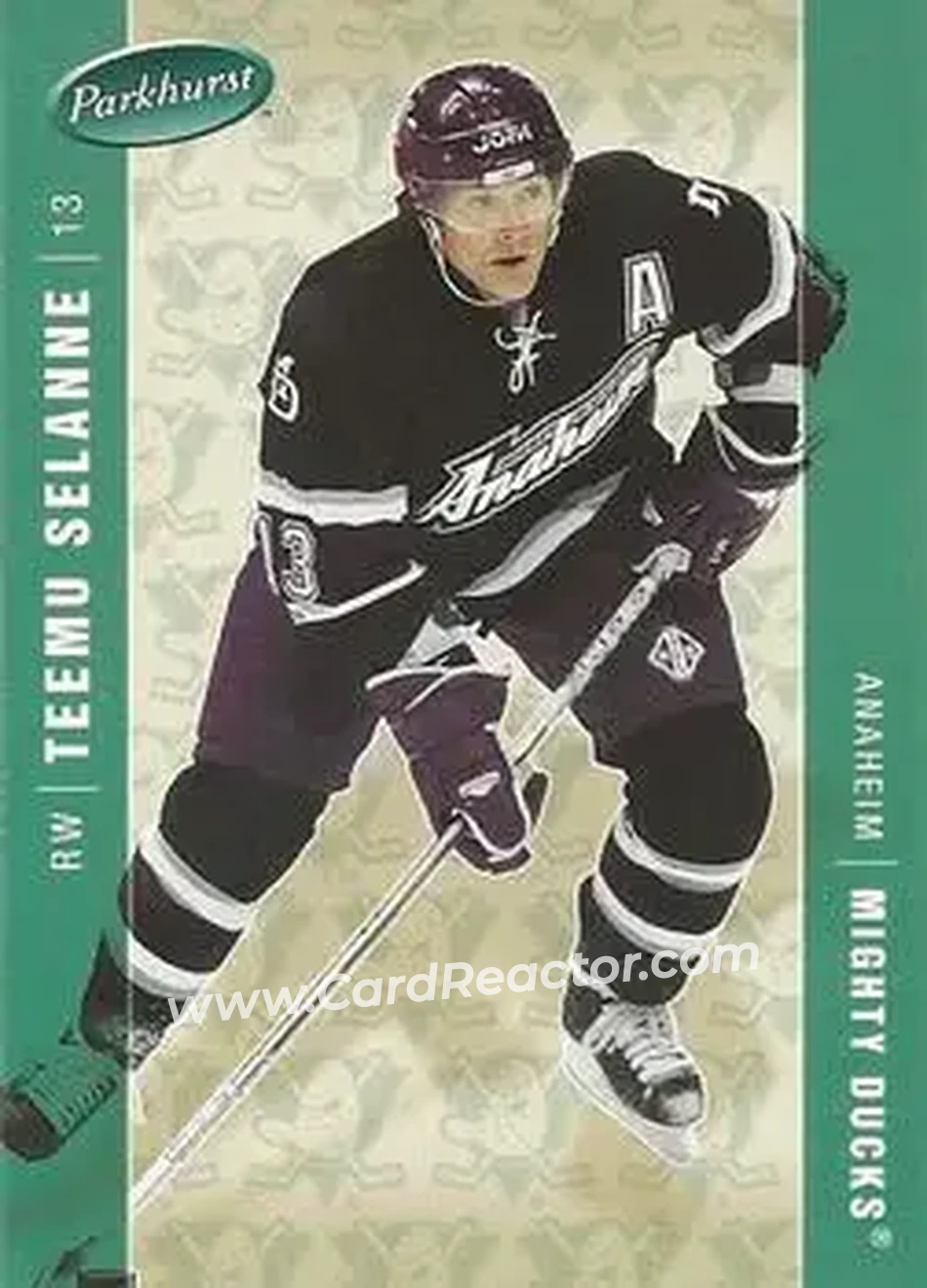 2005-06 Parkhurst #2 - Teemu Selanne - Anaheim Mighty Ducks - Front 2005-06 Parkhurst #2 - Teemu Selanne - Anaheim Mighty Ducks - Front