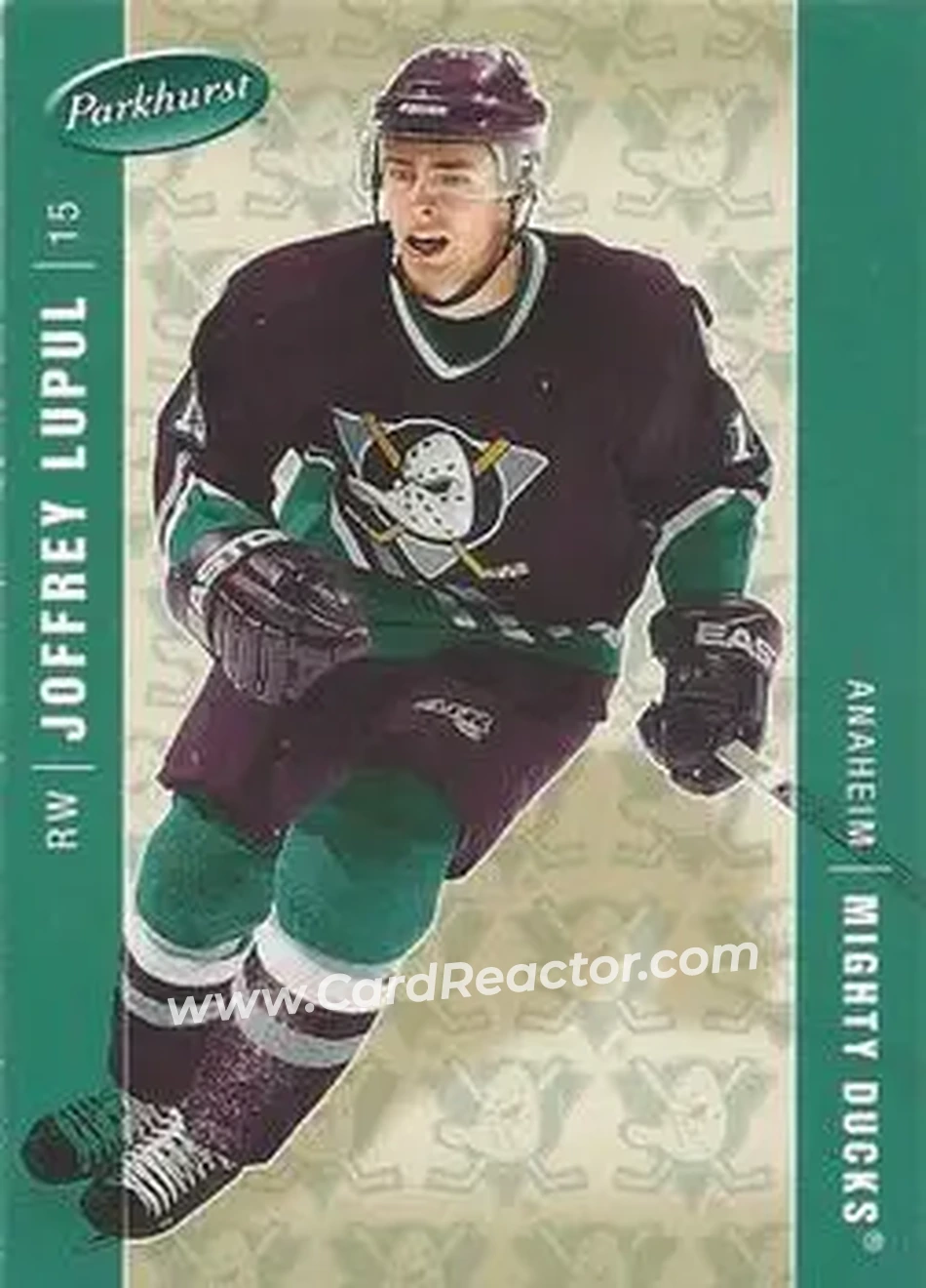 2005-06 Parkhurst #4 - Joffrey Lupul - Anaheim Mighty Ducks - Front 2005-06 Parkhurst #4 - Joffrey Lupul - Anaheim Mighty Ducks - Front